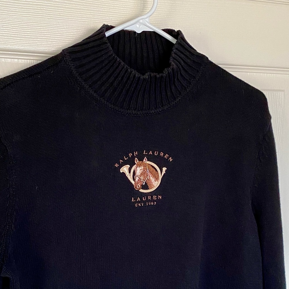Knit Ralph Lauren Horse Sweater